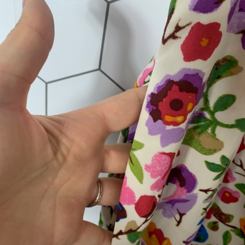 Madewell floral silk dress - Picture 7 of 7